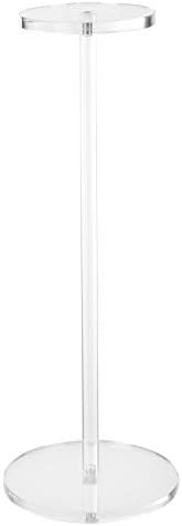 MyGift 16 Inch Clear Acrylic Hat Rack Stand