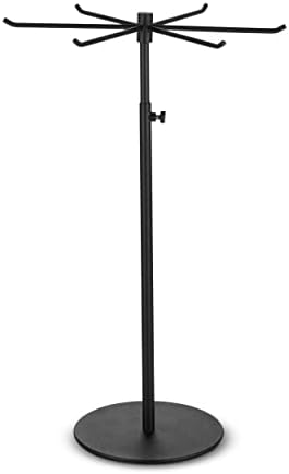 Rotating Keychain Display Stand with 6 Hooks