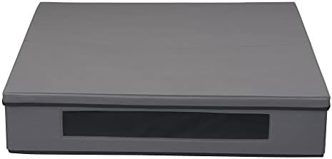Household Essentials Gray Wreath Storage Container 30 Inch
