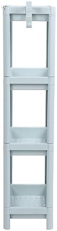 Narrow Metal Corner Shelf Unit 4 Tier Bathroom Storage