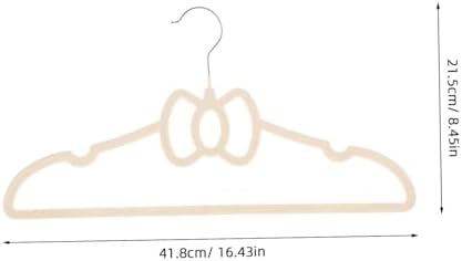 10pcs Non-Slip Bowknot Hangers for Coats and Dresses
