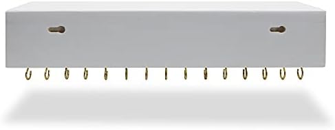 Sany Dayo Home Jewelry Organizer with 30 Hooks and Cosmetics Shelf