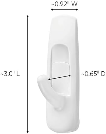 Command Medium Utility Hooks with Adhesive Strips