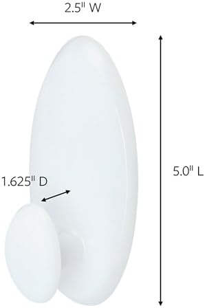 Command Clothes Hanger Holds 75 lb 1 Hook 2 Strips