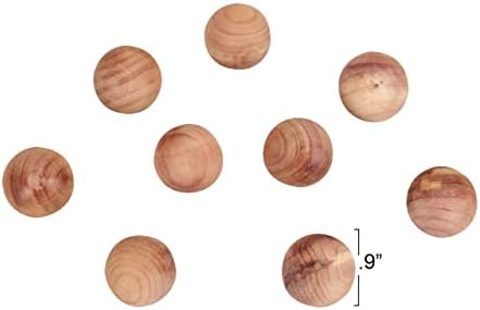 CedarFresh Red Cedar Wood Balls 48-Pack for Closets