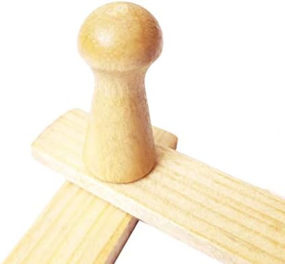 AMAPON Expandable Wall Wooden Coat Rack 13 Hooks
