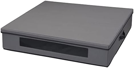Household Essentials Gray Wreath Storage Container 30 Inch
