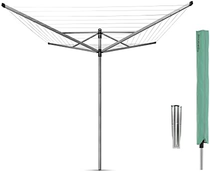 Brabantia Lift-O-Matic 4 Arm Clothesline Gray