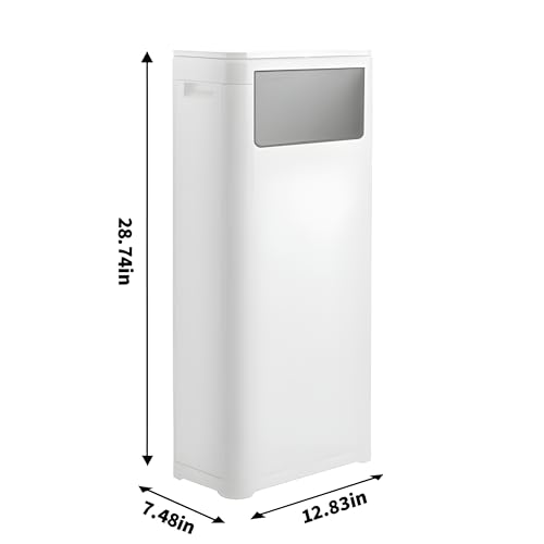 WanWanKa 8 Gallon Trash Can with Press Top Lid