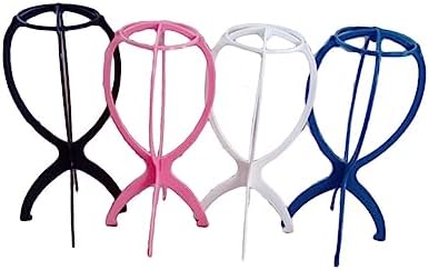 6pcs Durable Wig Stand Holder for Wigs and Hats Collapsible Hair Display Support