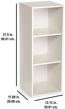 ClosetMaid 8987 3-Shelf Stackable Organizer White