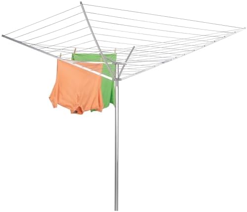 Household Essentials 17120-1 Rotary Outdoor Umbrella Drying Rack