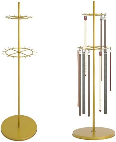 661in Gold Belt Display Tie Scarf Rack