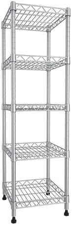GIOTORENT 5 Tier Standing Metal Shelving Unit