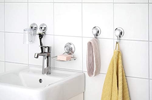 Bath Beyond Suction Cup Hooks 2Pack - Heavy Duty Vacuum Hooks for Kitchen and Bathroom