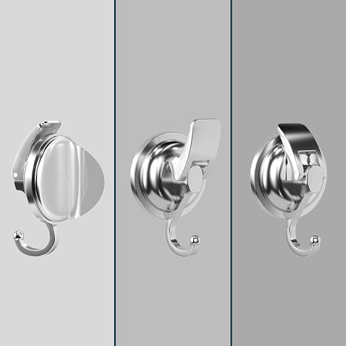 Heavy Duty Vacuum Suction Cup Hooks 4 Pack