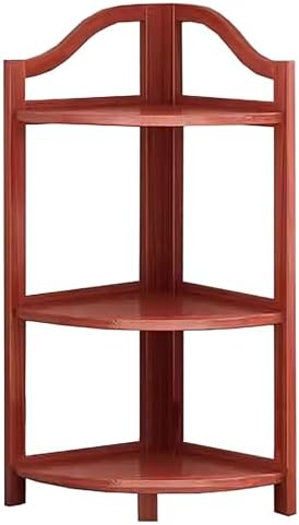 WHYATT Red Corner Storage Shelf Unit
