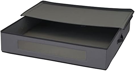 Household Essentials Gray Wreath Storage Container 30 Inch