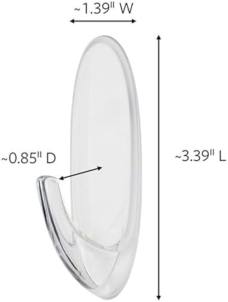 3M Command Clear Hanging Hook Large 4lbs