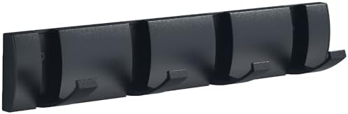 Modern Wall Mounted Coat Rack with 4 Hooks