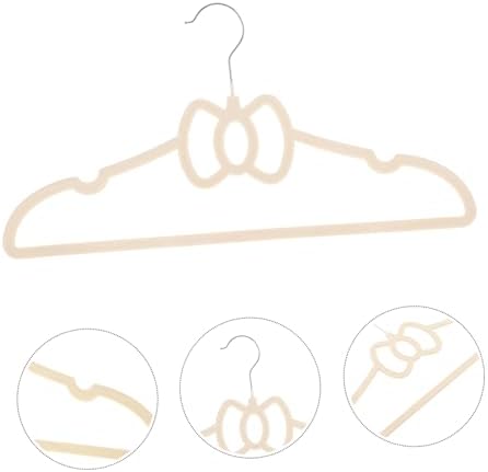 10pcs Non-Slip Bowknot Hangers for Coats and Dresses