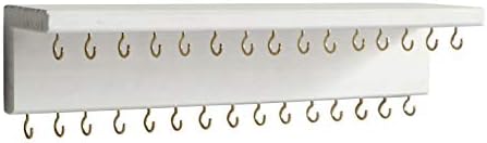 Sany Dayo Home Jewelry Organizer with 30 Hooks and Cosmetics Shelf