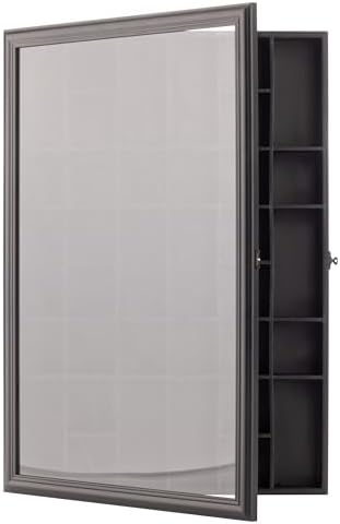 Gallery Solutions Black Wall-Mounted Display Case