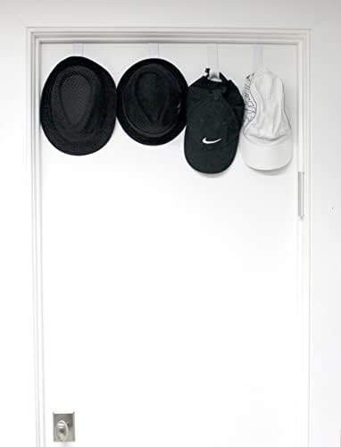 Dependable Industries Essentials Over-The-Door Hook Set 4-Pack
