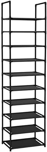 FIDUCIAL HOME 10 Tiers Sturdy Shoe Rack 20-25 Pairs