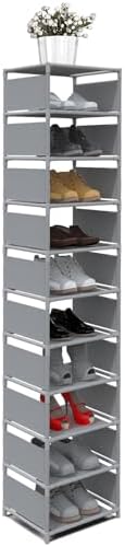 Vertical Shoe Rack with 10 Tiers for Small Spaces