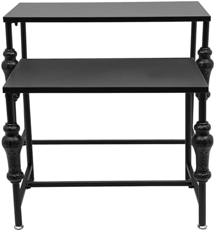 2 Pcs Free Standing Display Tables for Retail Stores