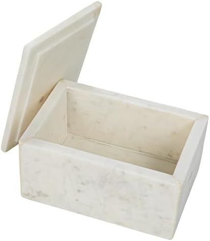 Bloomingville White Marble Box with Lid
