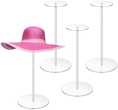 4-Piece Premium Hat Display Stand