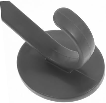 CHILDWEET 6pcs Heavy Duty Adhesive Wall Hooks Gray Design for Hats Bags Towels