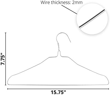 Mr Pen 10 Pack Slim Metal Hangers