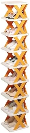 Tall Narrow Shoe Rack for Corner Storage