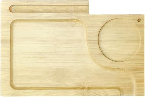 Large Bamboo Stash Box with Combination Lock 3 Jars