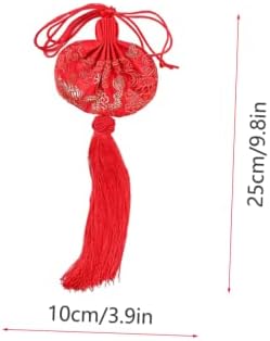 IMIKEYA Decorative Sachet Holder Bag Portable High Grade Chinlon Pouch for Chinese Festivals Holidays Weddings Birthdays