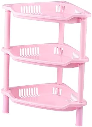 IMIKEYA Corner Shelf Organizer 3 Tier Storage Unit for Bathroom Kitchen