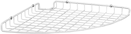 ClosetMaid Corner Shelf Organizer White 12x12 Inches