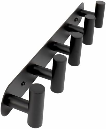 Vanloory Wall Mounted Coat Rack with 5 Hooks