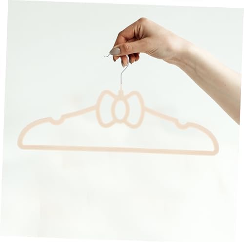 10pcs Non-Slip Bowknot Hangers for Coats and Dresses