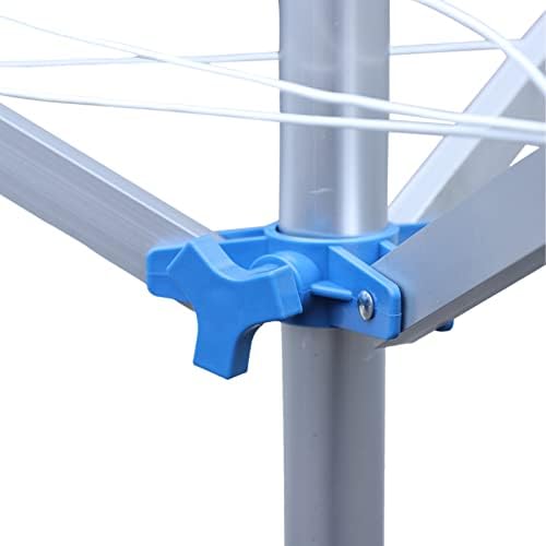 Oiveinya Adjustable Folding Clothesline Rack for Indoor and Outdoor Use