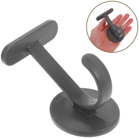 CHILDWEET 6pcs Heavy Duty Adhesive Wall Hooks Gray Design for Hats Bags Towels