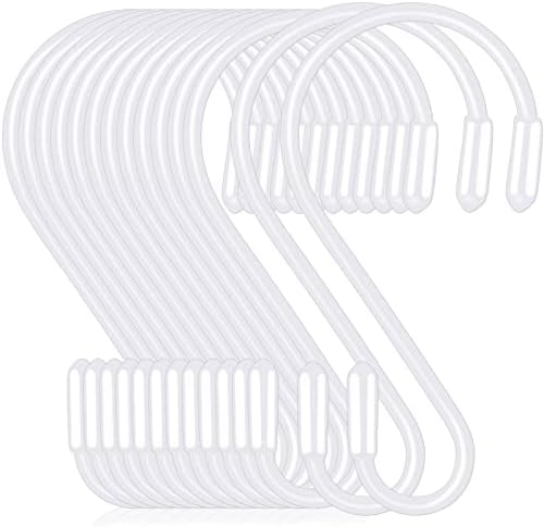 20 Pack 315 Inch S Hooks for Kitchenware Clothes and More