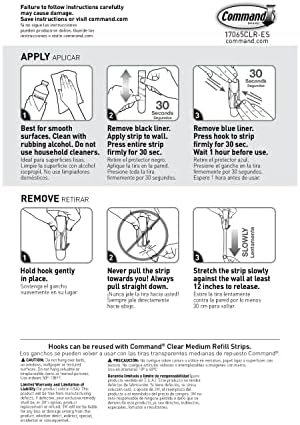 Command Medium Clear Wire Toggle Hooks 6-Piece