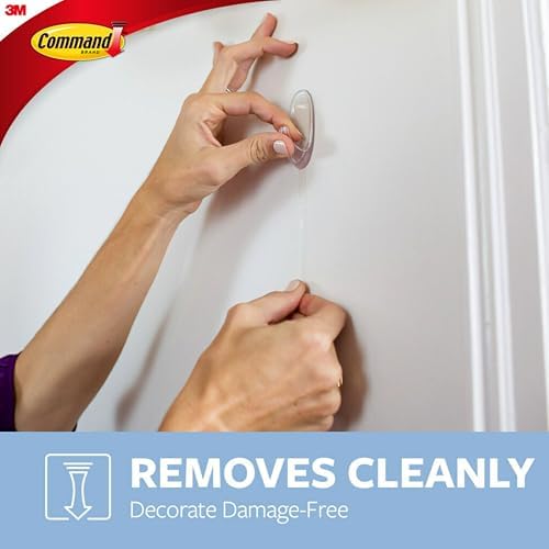 3M Command Clear Hanging Hook Large 4lbs