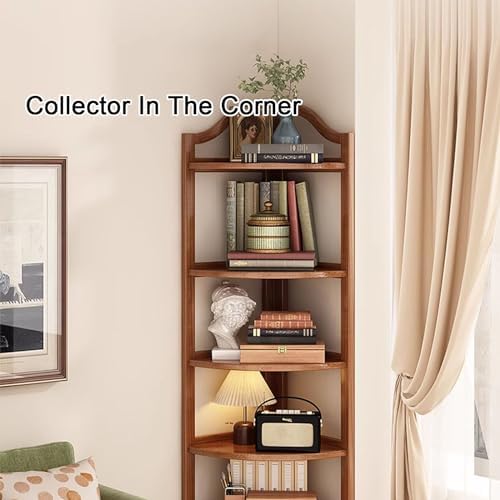 WHYATT Red Corner Storage Shelf Unit