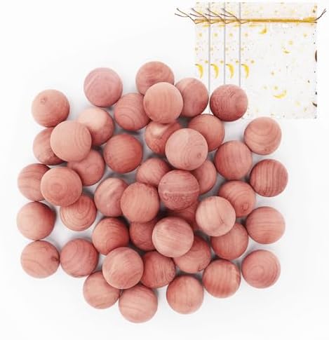 Homode Cedar Blocks for Clothes Storage 50 Pcs