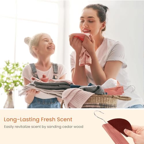 Homode Cedar Blocks for Clothes Storage 40 Pack